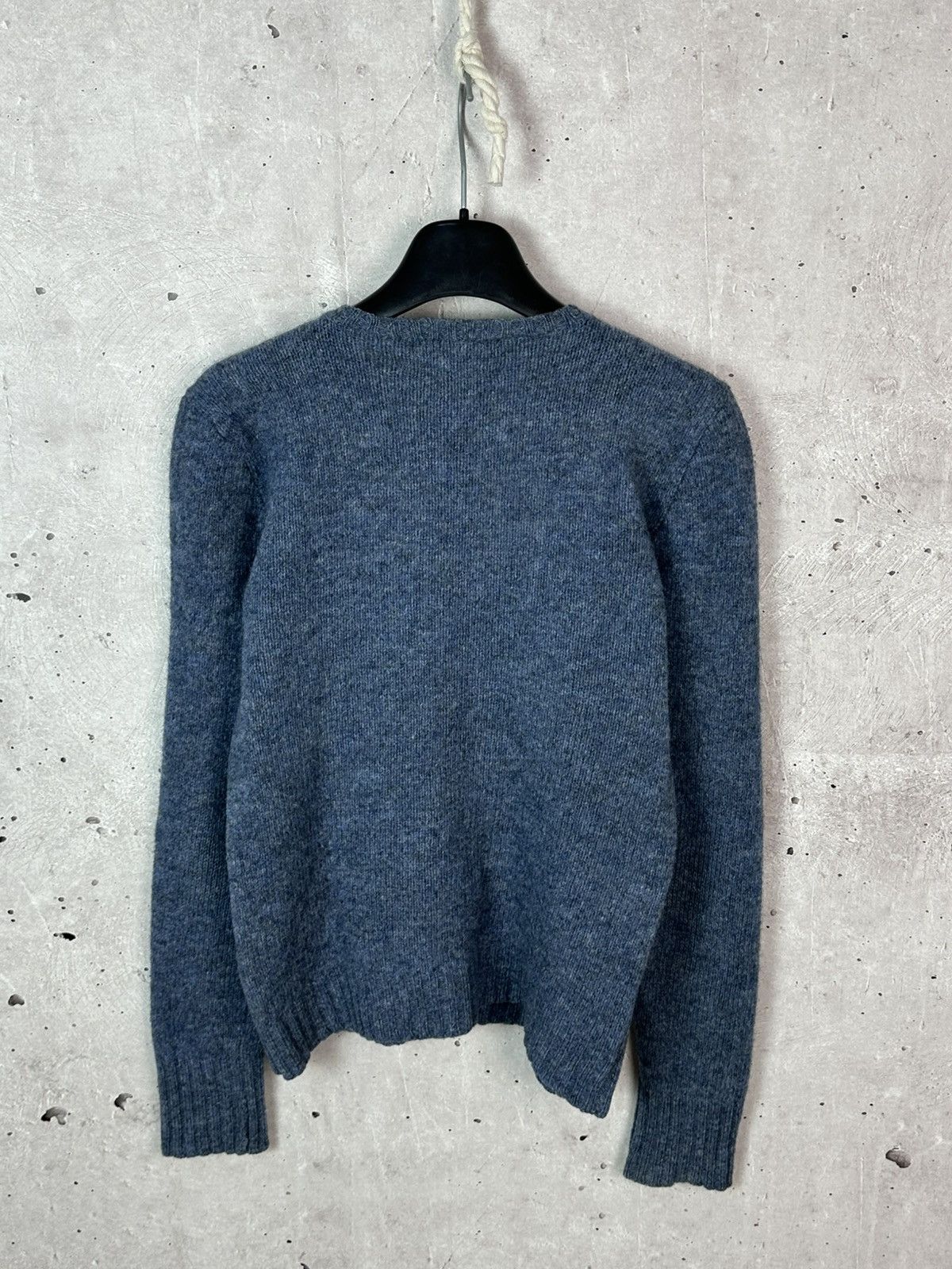 Ralph Lauren Vintage Ralph Lauren Wool Knit Logo Blue Long Sleeve Sweater Size M / US 6-8 / IT 42-44 - 6 Thumbnail