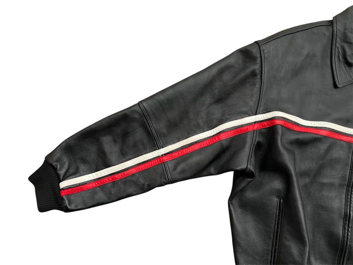 Pelle Pelle × Vintage Pelle Pelle Soda Club Marc Buchanan Leather Jacket 2000s Size US XXL / EU 58 / 5 - 4 Thumbnail