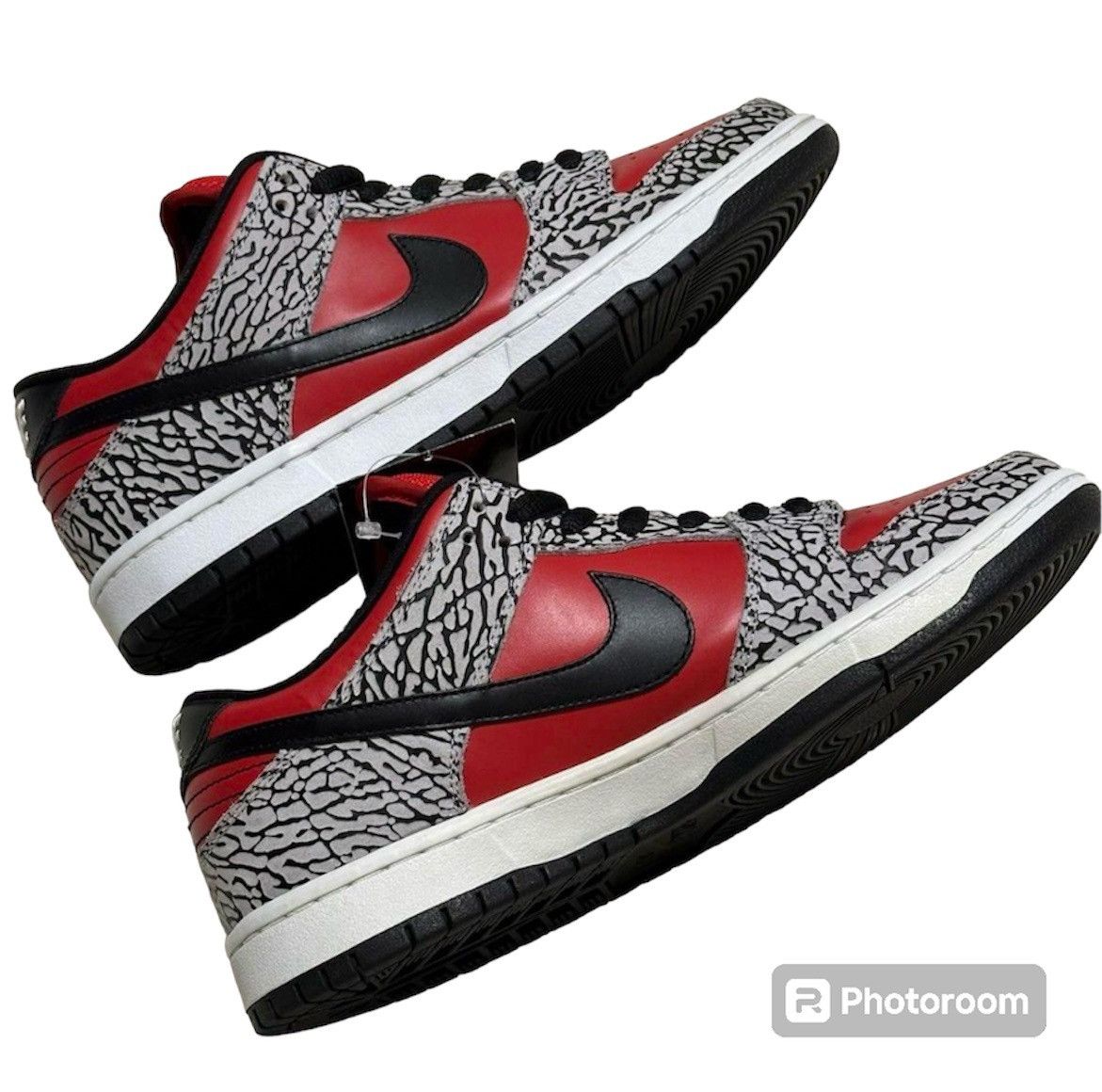 Nike × Supreme 2012 Nike Dunk SB Low Supreme Red Cement (2012) Size US 9.5 / EU 42-43 - 13 Thumbnail