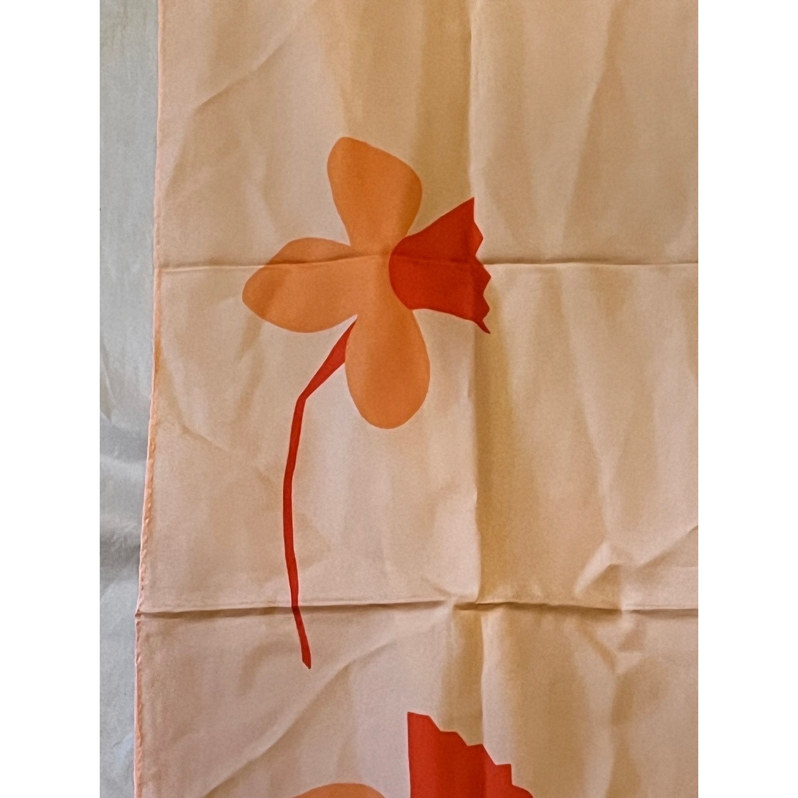 Other Vintage VERA Neumann Scarf ~ Daffodils ~ 10" x 45" Size ONE SIZE - 5 Thumbnail