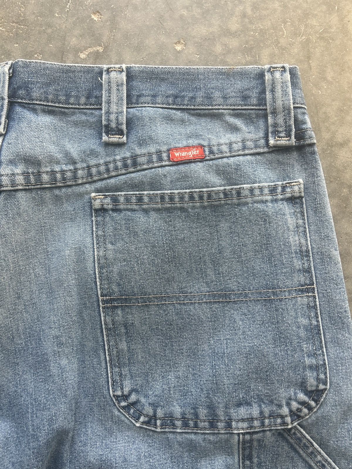 Vintage × Wrangler Vintage Y2K Carhartt Style Baggy Carpenter Jeans Size US 36 / EU 52 - 3 Thumbnail