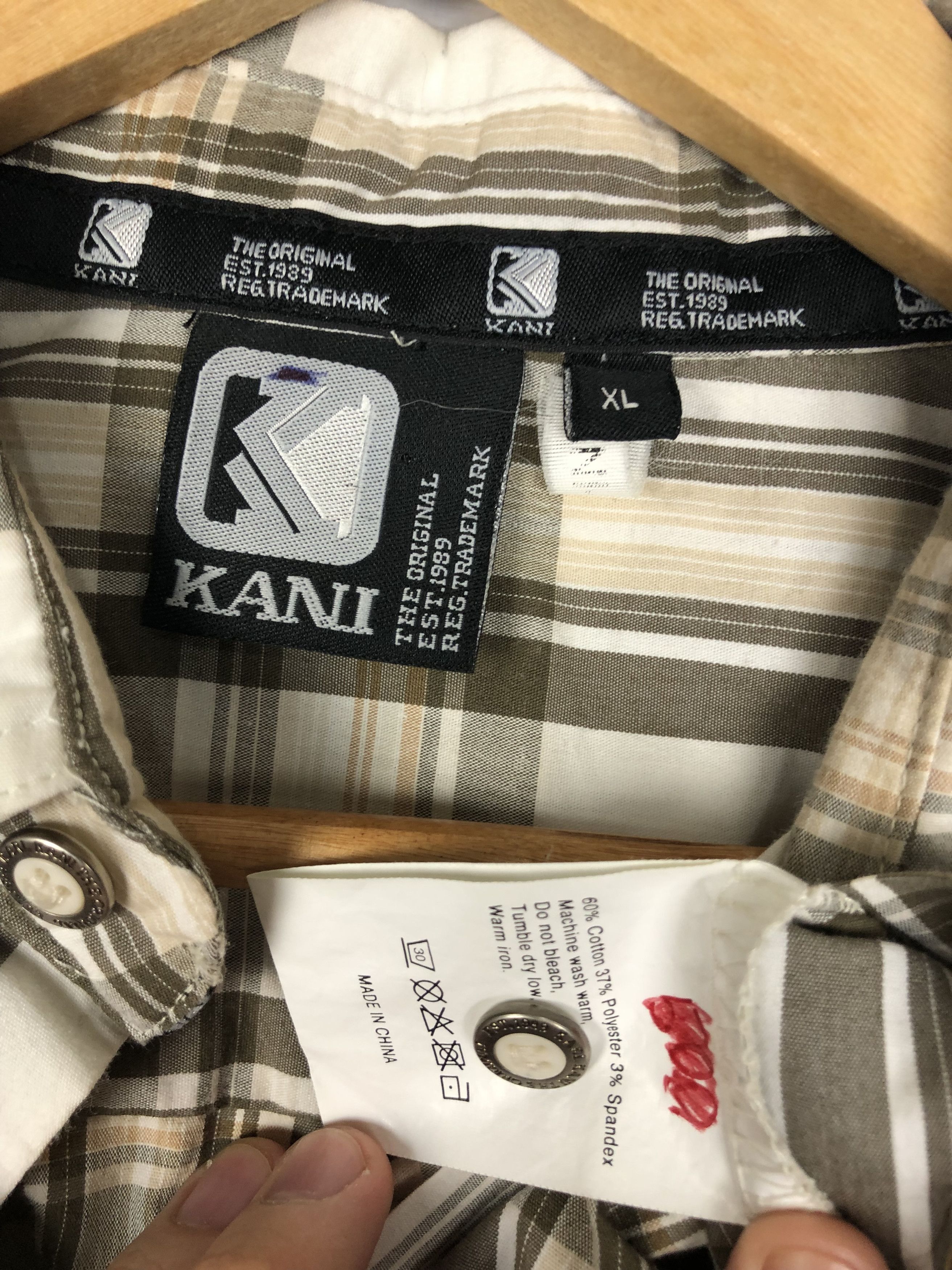 Karl Kani Karl Kani Check Shirt Button size XL Size US XL / EU 56 / 4 - 9 Thumbnail