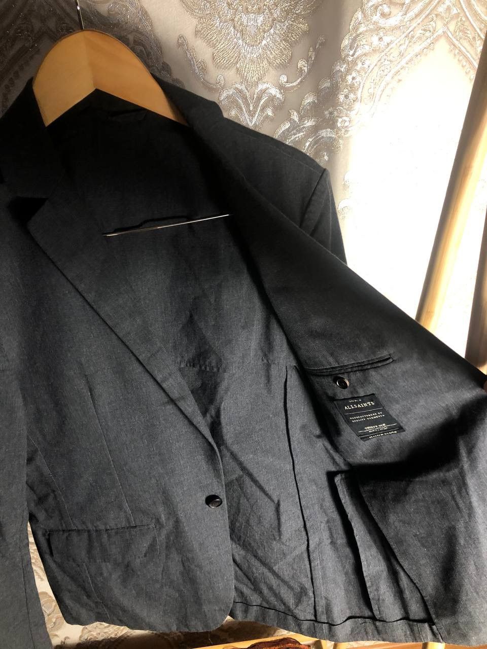Allsaints VERY RARE ALLSAINTS TESLIN CASUAL BLAZER DESIGNER DELUX Y2K Size 42S - 3 Thumbnail
