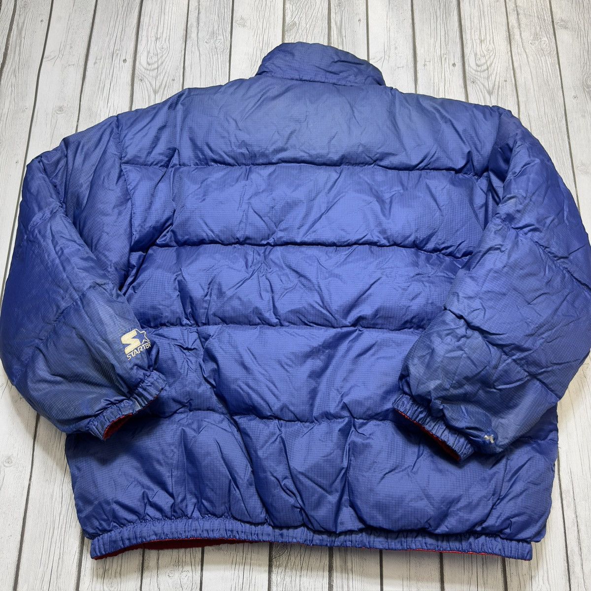 NFL × Starter × Vintage Vintage New York Giants reversible jacket Size US XL / EU 56 / 4 - 4 Thumbnail
