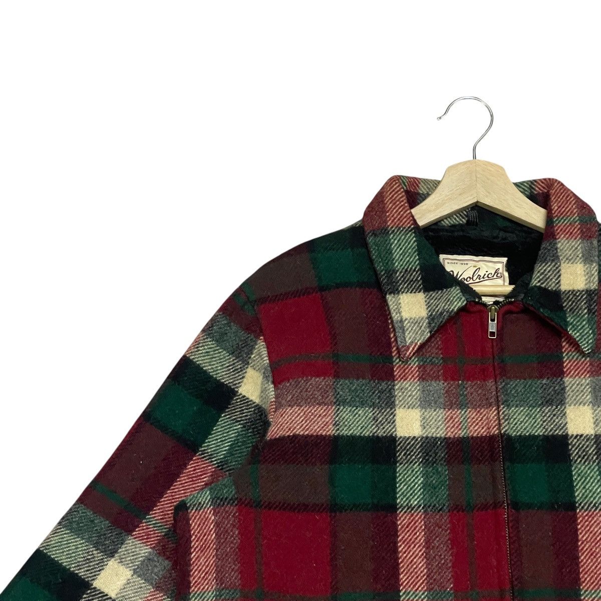 Woolrich Woolen Mills ‼️RARE‼️ Vintage Woolrich 80s Wool Plaid Zipper Hunter Jacket Size US M / EU 48-50 / 2 - 5 Thumbnail