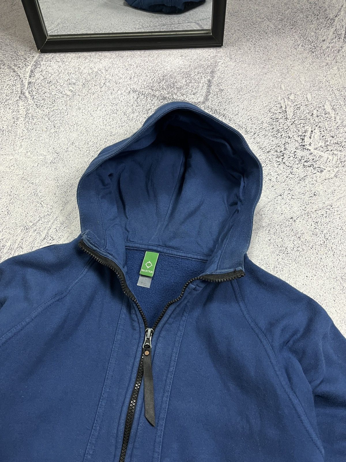 MA.STRUM × Vintage Vintage Ma.Strum Blue Zip Hoodie Size US S / EU 44-46 / 1 - 8 Thumbnail