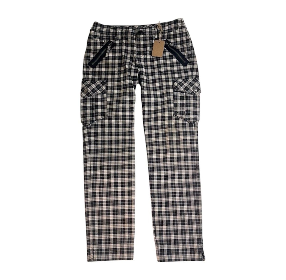 Burberry Burberry Blue Label Multizipper Plaid Skinny Pants Size US 38 / EU 54 - 1 Thumbnail