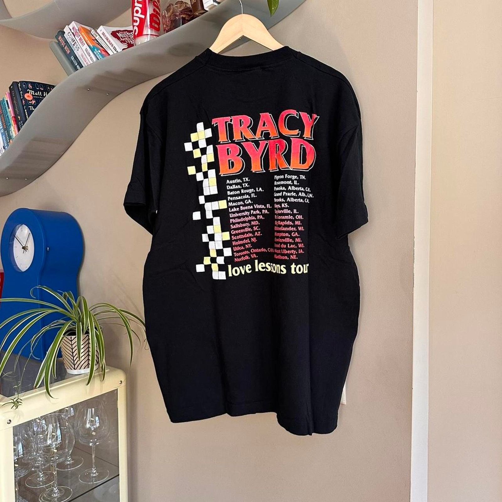 Band Tees × Fruit Of The Loom Vintage 90's Tracy Byrd Love Lessons Tour Shirt Size US XL / EU 56 / 4 - 4 Thumbnail