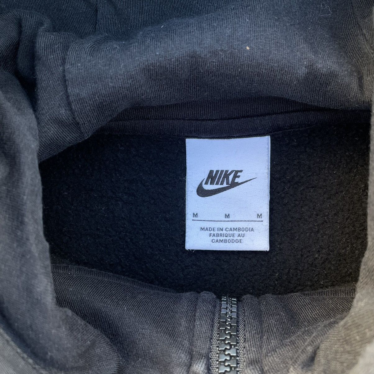 Vintage Vintage Nike Zip Hoodie Custom Hand Hand Made by Me Y2K 90s Size US M / EU 48-50 / 2 - 7 Thumbnail