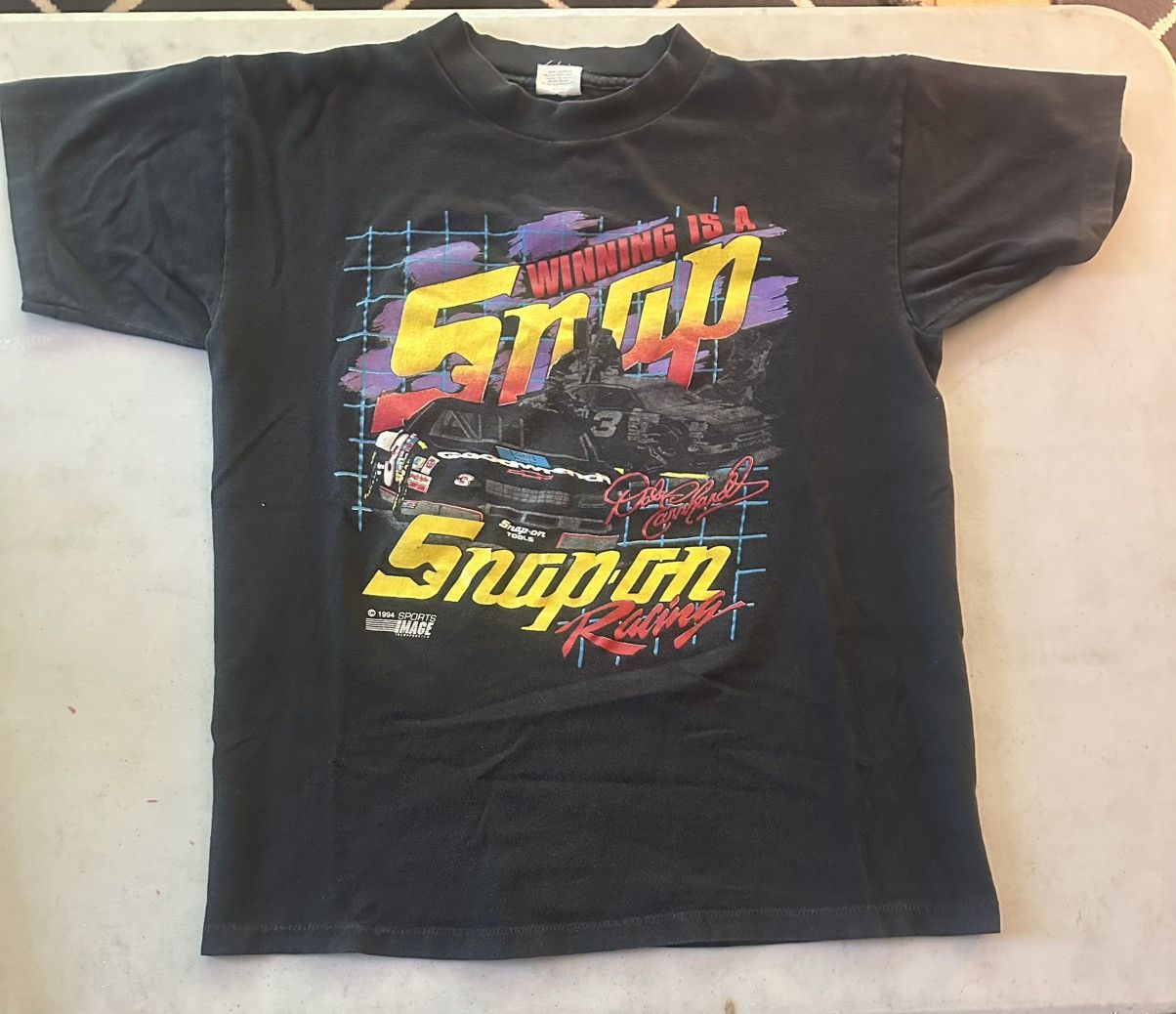 Other Dale Earnhardt snap-on racing shirt 1994 sports image Size US L / EU 52-54 / 3 - 1 Thumbnail