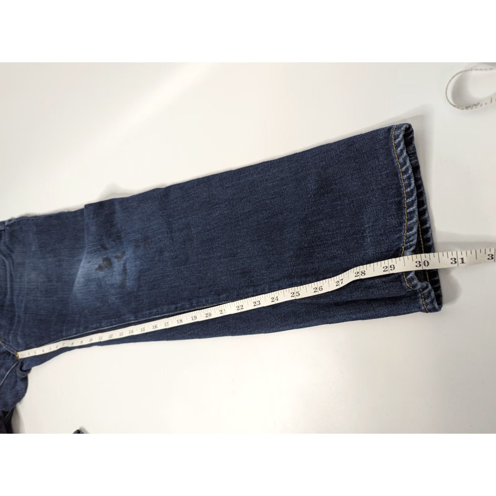 G-Star G-Star 3301 Jeans Main Selling Point City Mens 32 Dark Wash Denim Button Fly Vintage: No Stained Knees Size US 32 / EU 48 - 7 Thumbnail