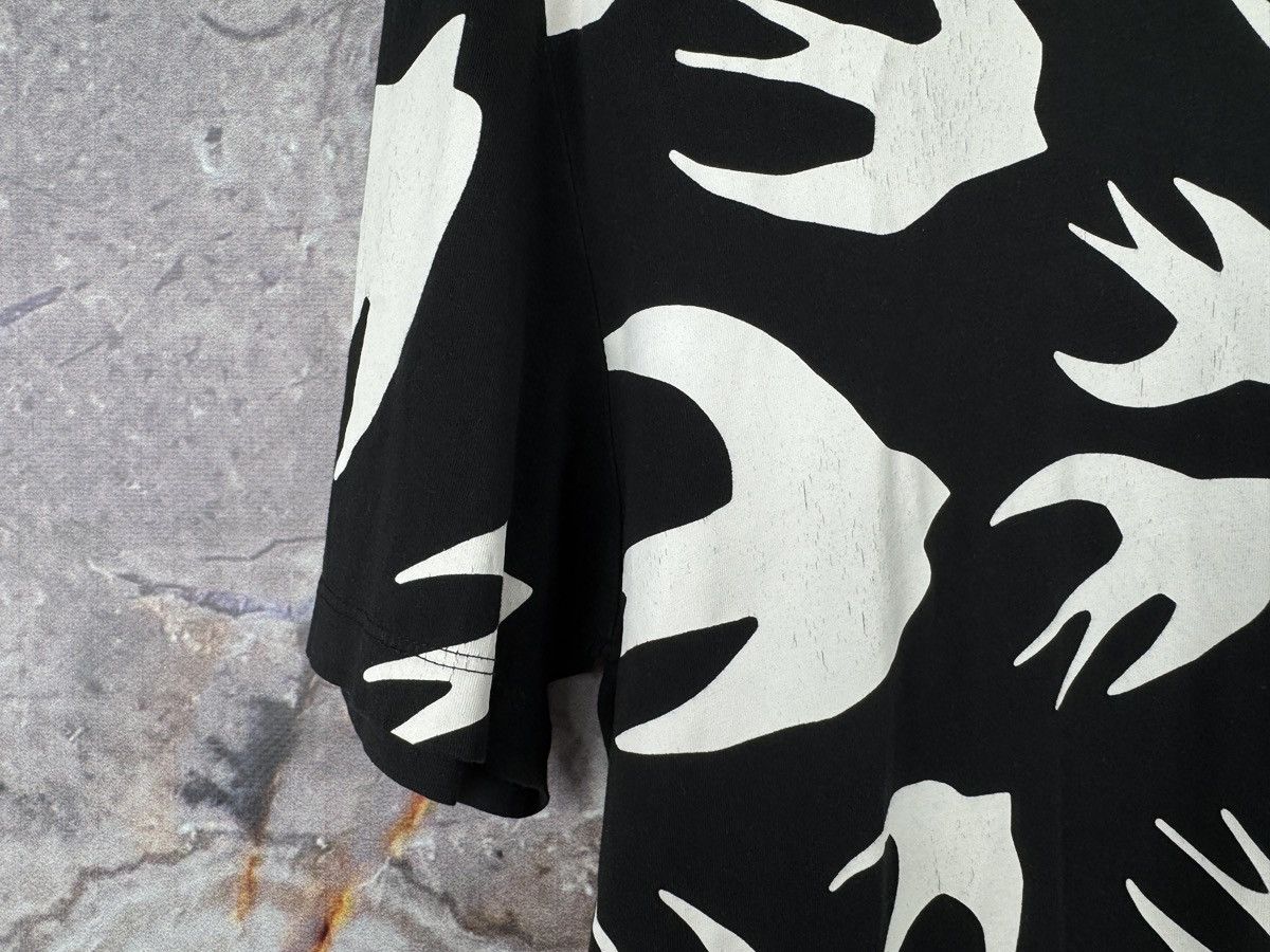 Alexander McQueen McQ Alexander McQueen Swallow Print T-Shirt Black White Size US M / EU 48-50 / 2 - 7 Thumbnail