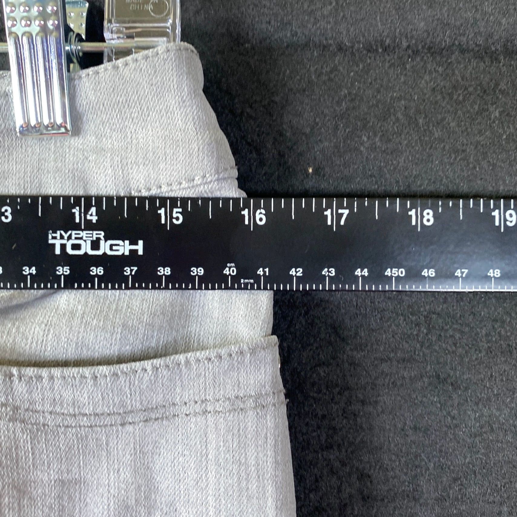 Vintage Chicos Womens Jeans Gray Mid Rise So Slimming Lifting Straight Stretch 1 Short Jeans Fit Regular 5-Pocket Denim Cotton Spandex Polyester Womens Mens? Size 25" / US 0 / IT 36 - 6 Thumbnail