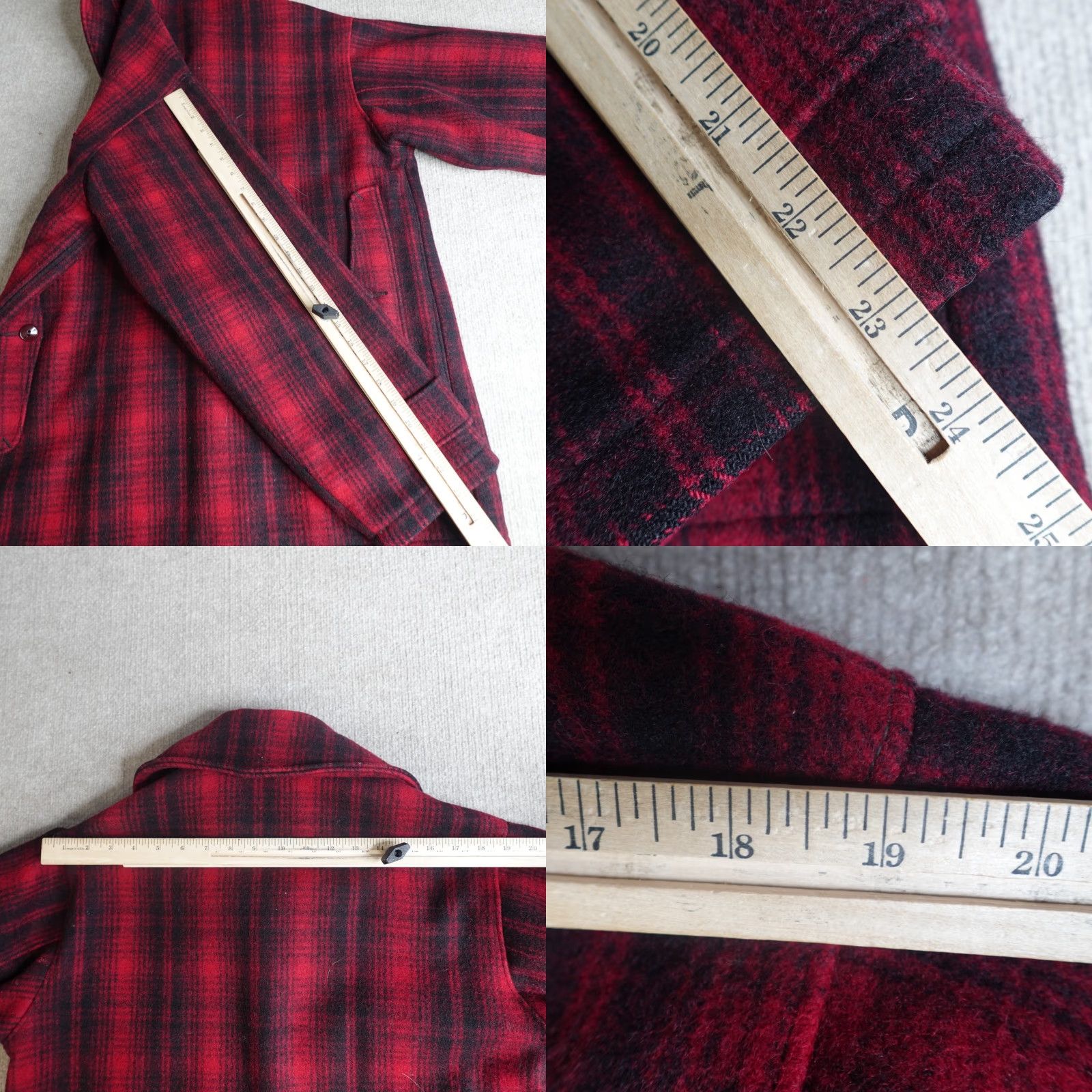 Vintage Vintage Woolrich Jacket 3-in-1 Wool Flannel Lined Mackinaw Hunting Red Plaid Wool Others Men's M Belted? Size US M / EU 48-50 / 2 - 8 Thumbnail