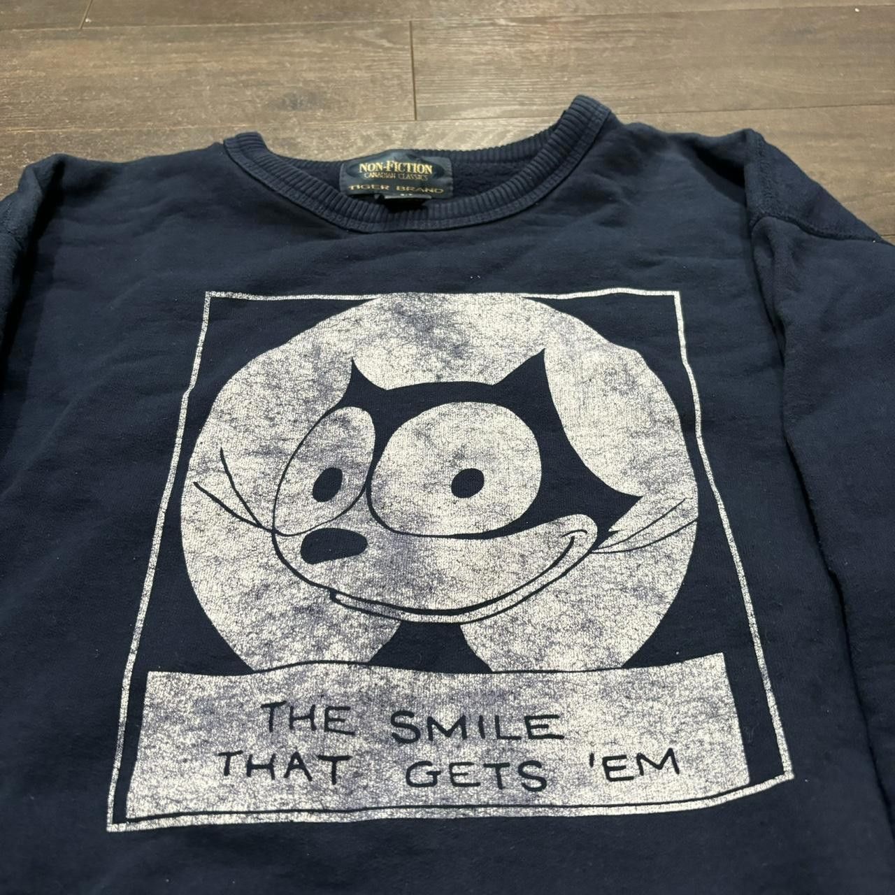 Designer Vintage Felix the cat the smile that gets em sweatshirt M/L Size US L / EU 52-54 / 3 - 2 Thumbnail