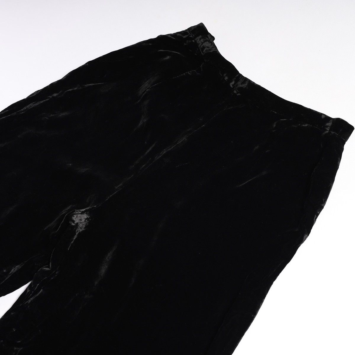 Giorgio Armani Giorgio Armani Vintage Velour Soft Pants Trousers Black Size 27" / US 4 / IT 40 - 9 Thumbnail