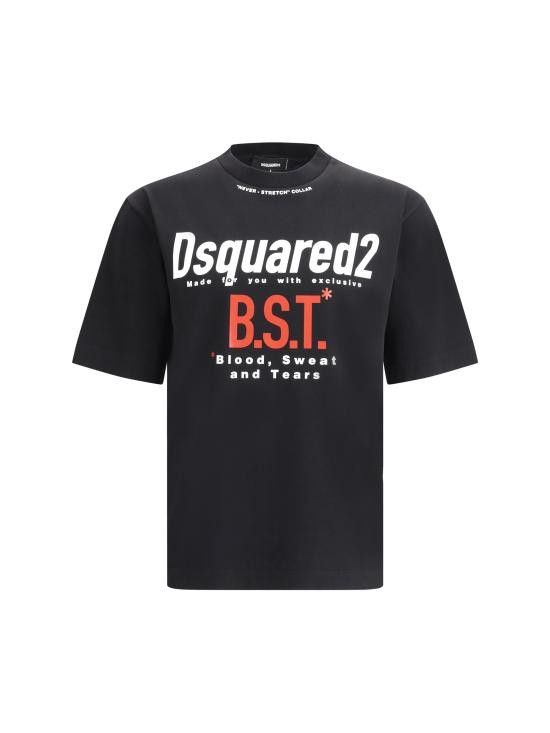 Dsquared2 DSQUARED2 Men T-Shirts S74GD1410D20033 900 BLACK Size US S / EU 44-46 / 1 - 1 Thumbnail