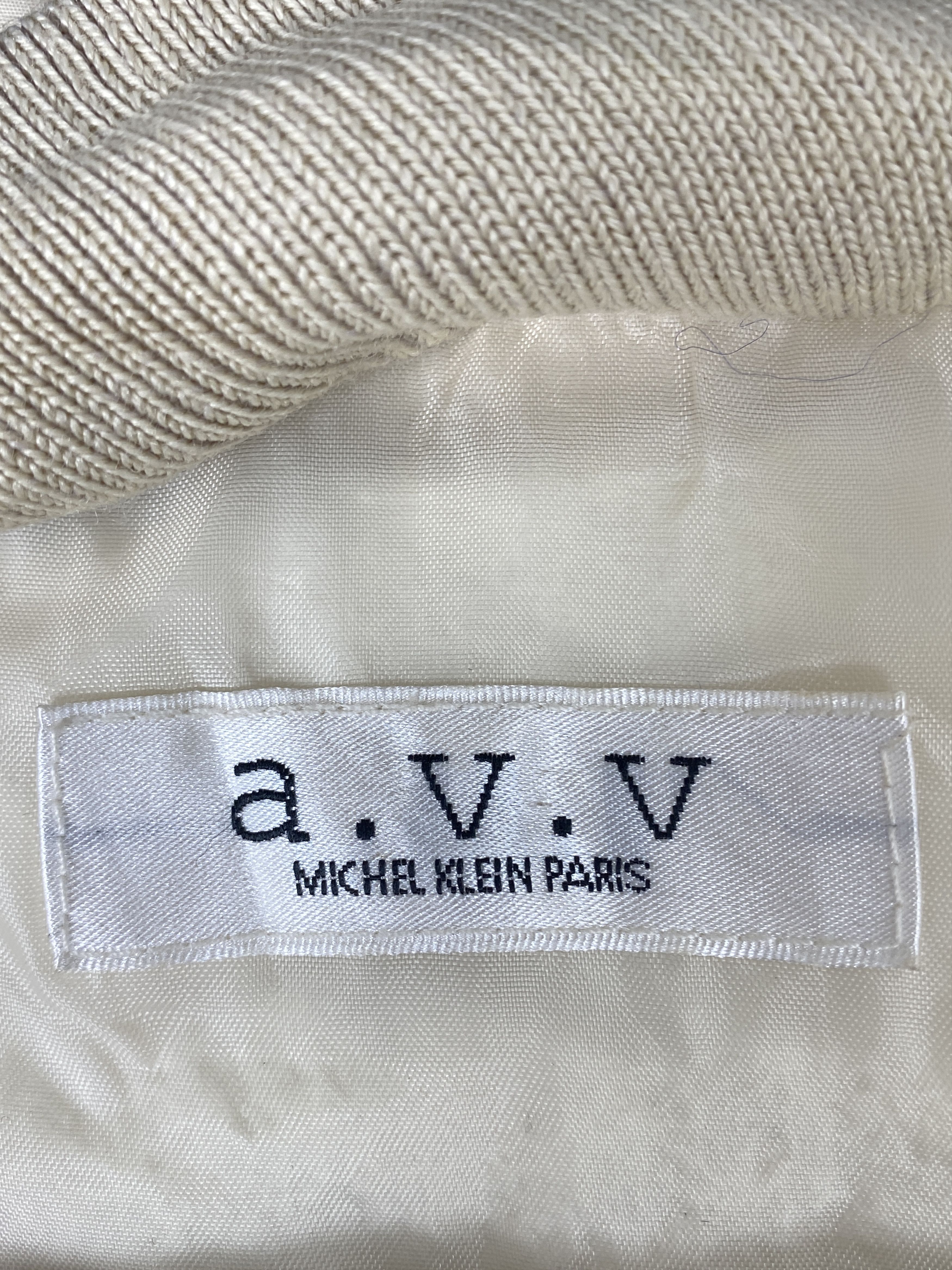Michel Klein × Vintage Vintage Michel Klein Paris Hoodie Puffer Jacket Size US S / EU 44-46 / 1 - 10 Thumbnail