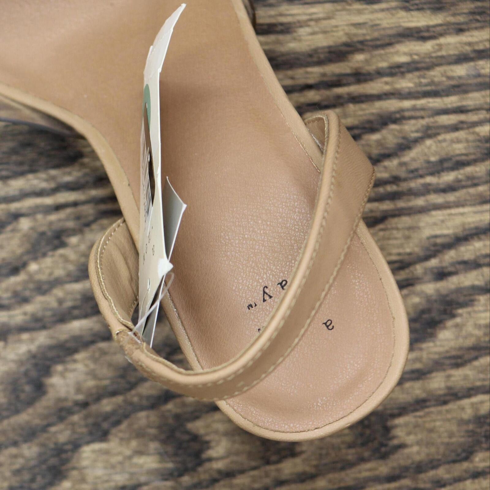 Designer A New Day Misty Slingback Heels 88870828 Clear Brown 9.5M Size US 9.5 / IT 39.5 - 7 Thumbnail