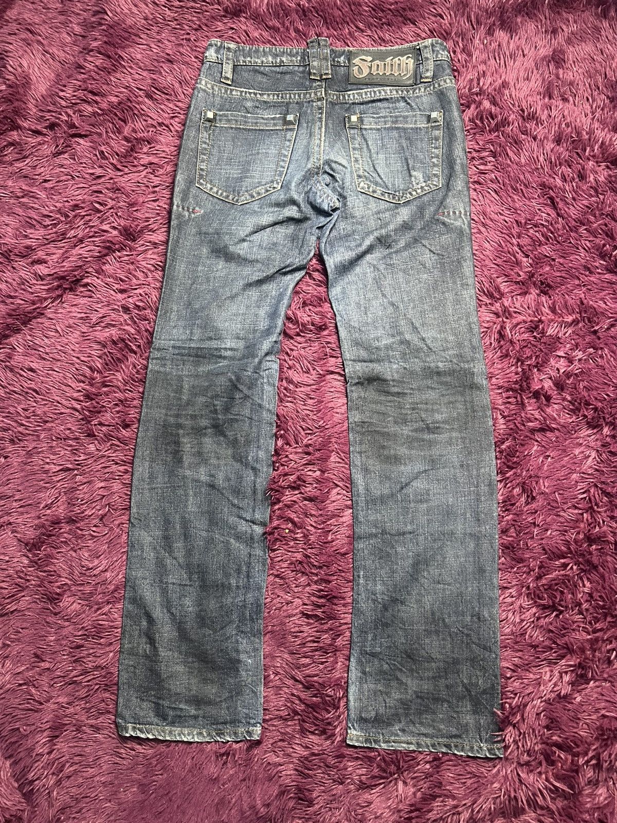 Dsquared2 DSQUARED2 "Faith" Distressed Denim Jeans (45) Size US 44 / EU 60 - 2 Thumbnail