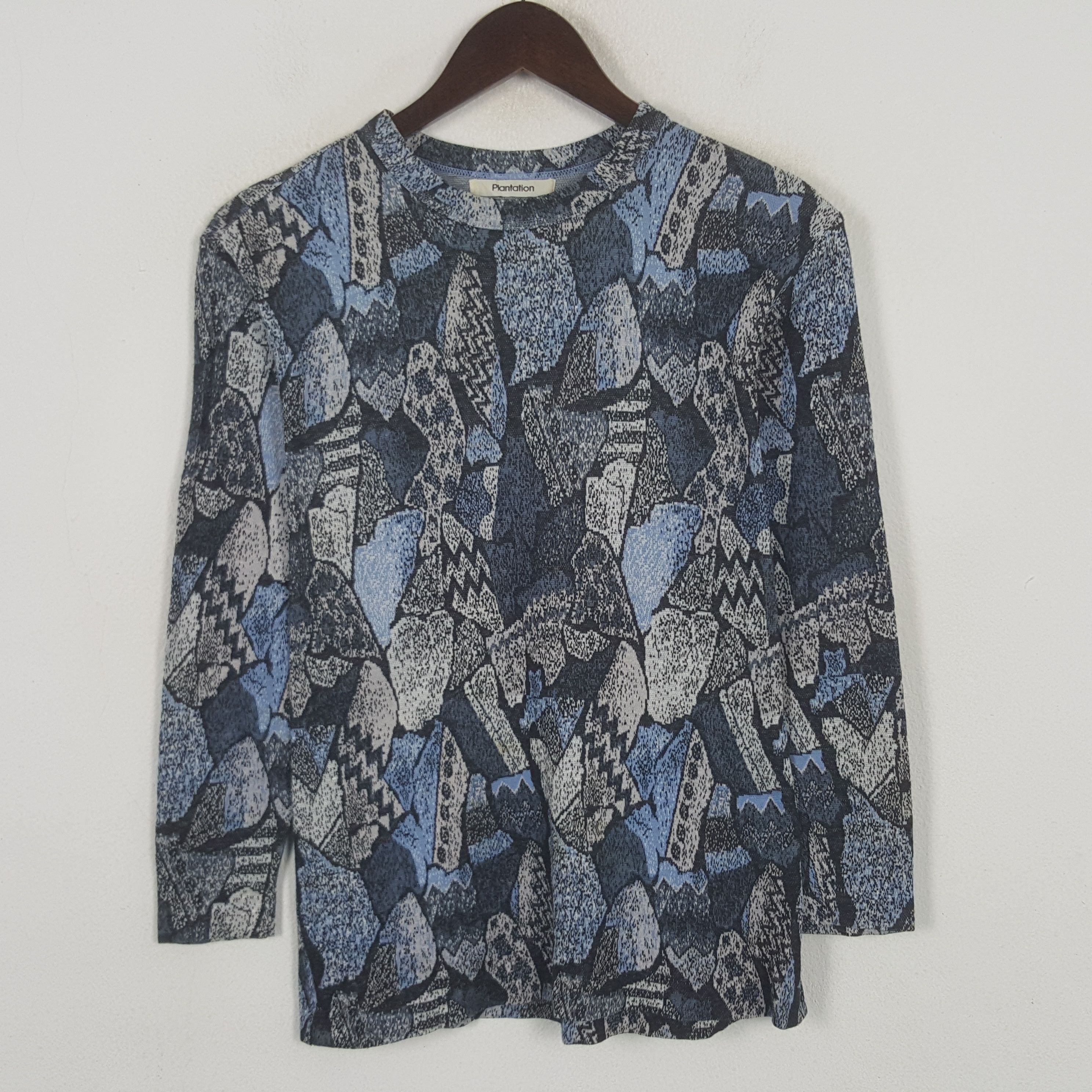 Issey Miyake Vintage Plantation by Issey Miyake Stone Design Tshirt Size US S / EU 44-46 / 1 - 1 Thumbnail
