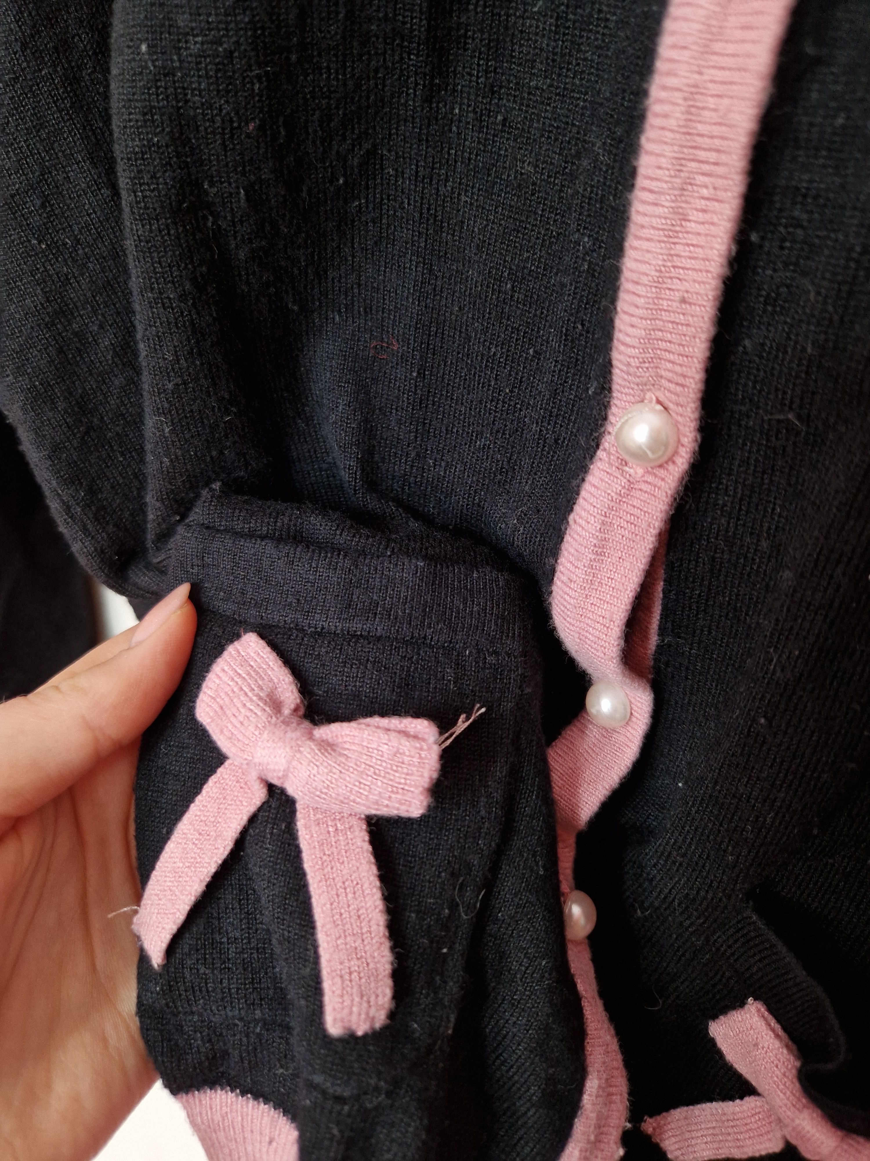 Japanese Brand × Vintage vintage cute bows kawaii japanese cardigan lolita coquette Size M / US 6-8 / IT 42-44 - 4 Thumbnail