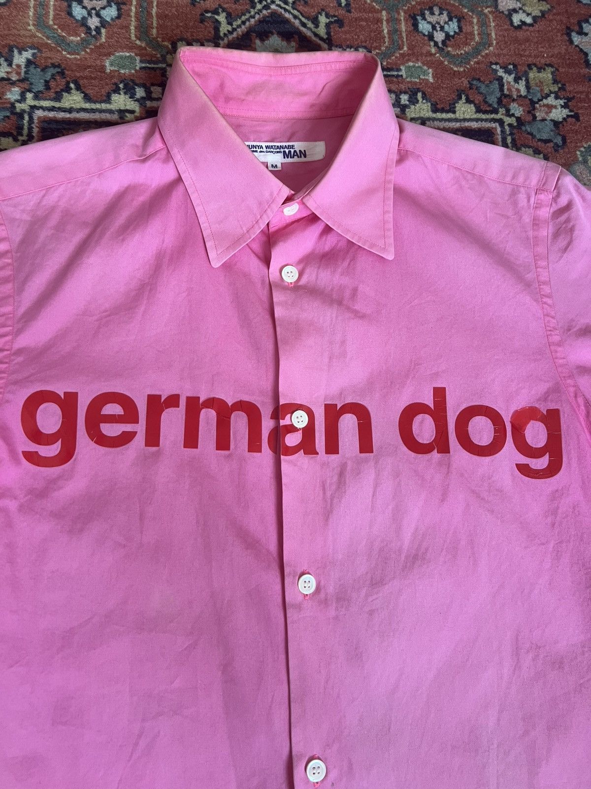 Junya Watanabe Junya Watanabe SS02 “German Dog” Poem Button Up Shirt Size US M / EU 48-50 / 2 - 2 Thumbnail