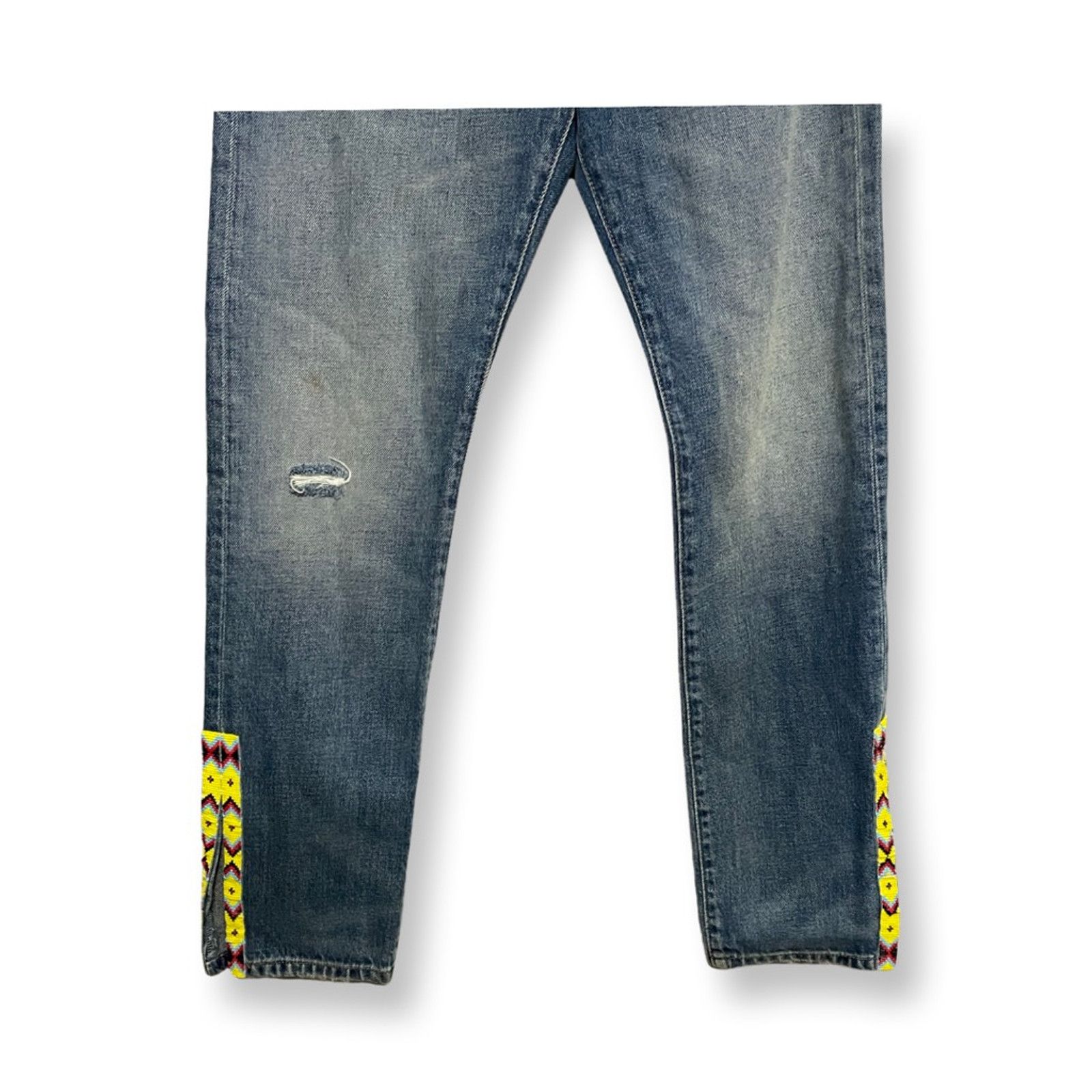 Polo Ralph Lauren Polo Ralph Lauren Skinny Jeans Slim Fit Beaded Blue W 26 NWT Size 26" / US 2 / IT 38 - 4 Thumbnail