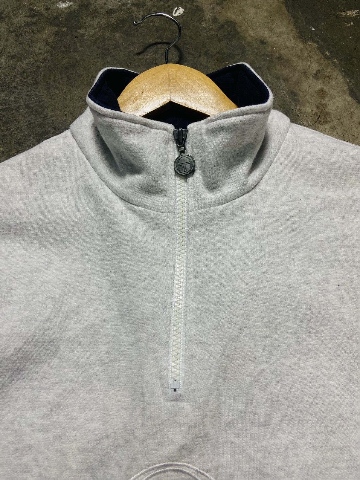 Sergio Tacchini Vintage Sergio Tacchini Half Zipper Seeatshirt Size US L / EU 52-54 / 3 - 7 Thumbnail