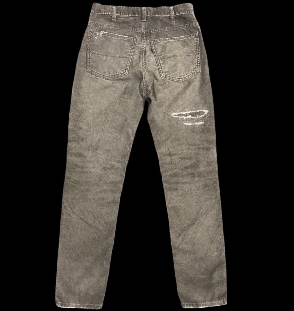 Japanese Brand Statement Pant CAPT HELM Japan Distressed Curduroy Pant Size US 29 - 2 Thumbnail