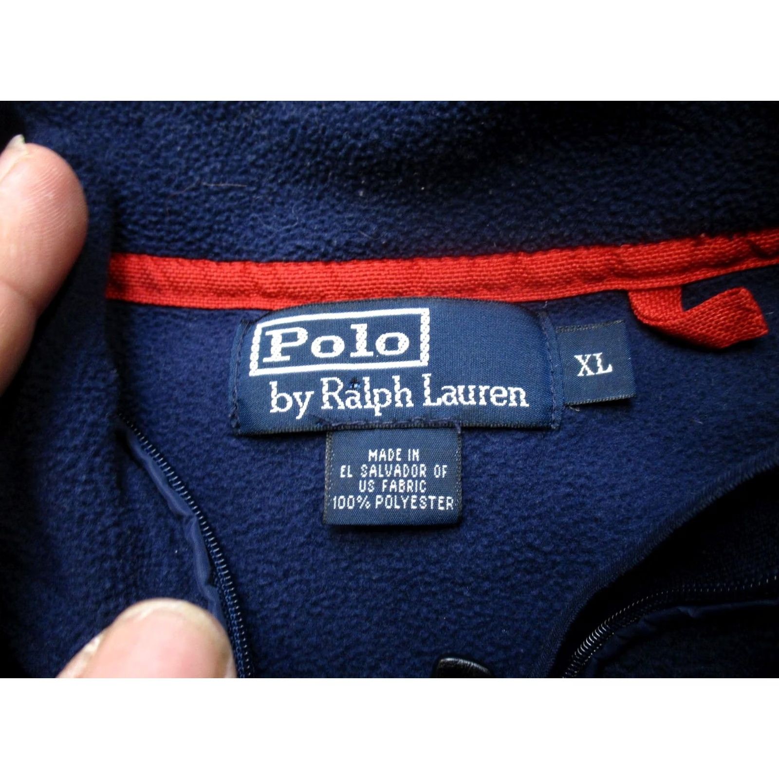 Polo Ralph Lauren Polo by Ralph Lauren Sweater Mens XL Blue Fleece 1/4 Zip Pullover Shield Logo Ski Size US XL / EU 56 / 4 - 3 Thumbnail
