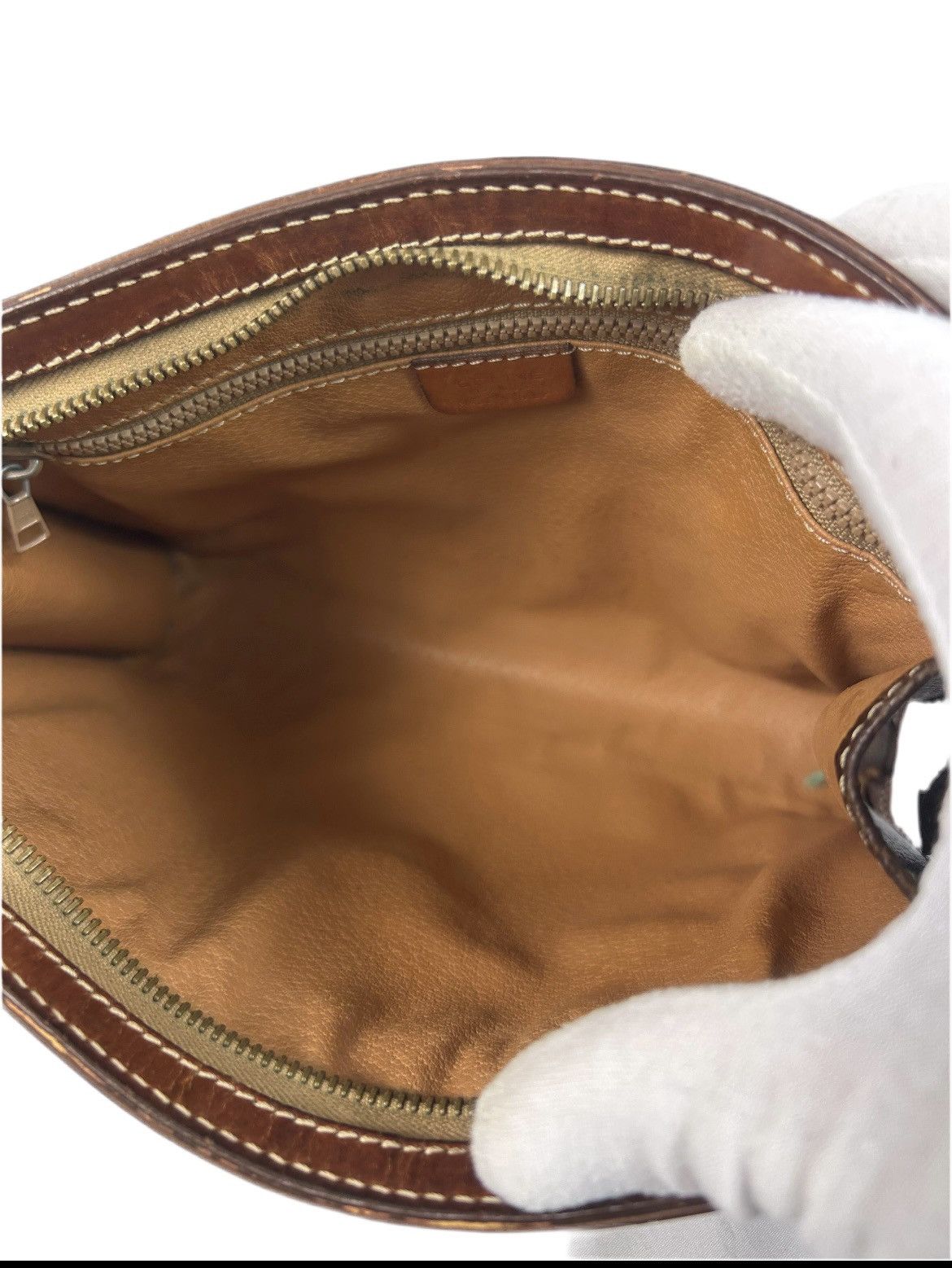 Celine Celine Macadam Leather Clutch Bag Size ONE SIZE - 3 Thumbnail