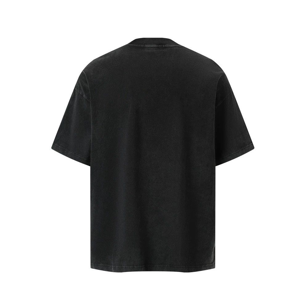 Vintage Men's trendy distressed vintage snake print washed T-shirt Size US M / EU 48-50 / 2 - 2 Thumbnail