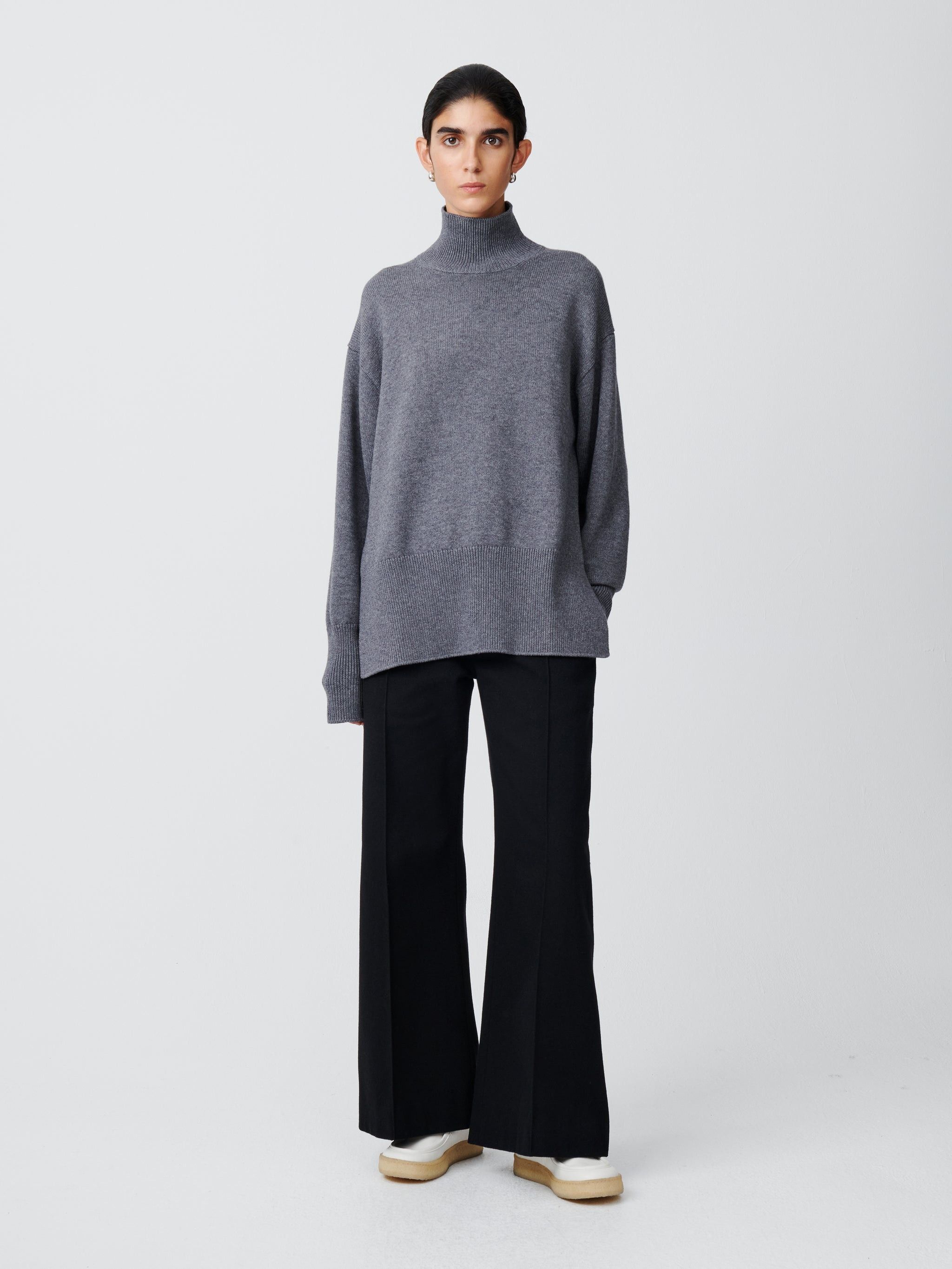 Studio Nicholson o1mle0525 Viere Sweater in Gray Size M / US 6-8 / IT 42-44 - 5 Thumbnail