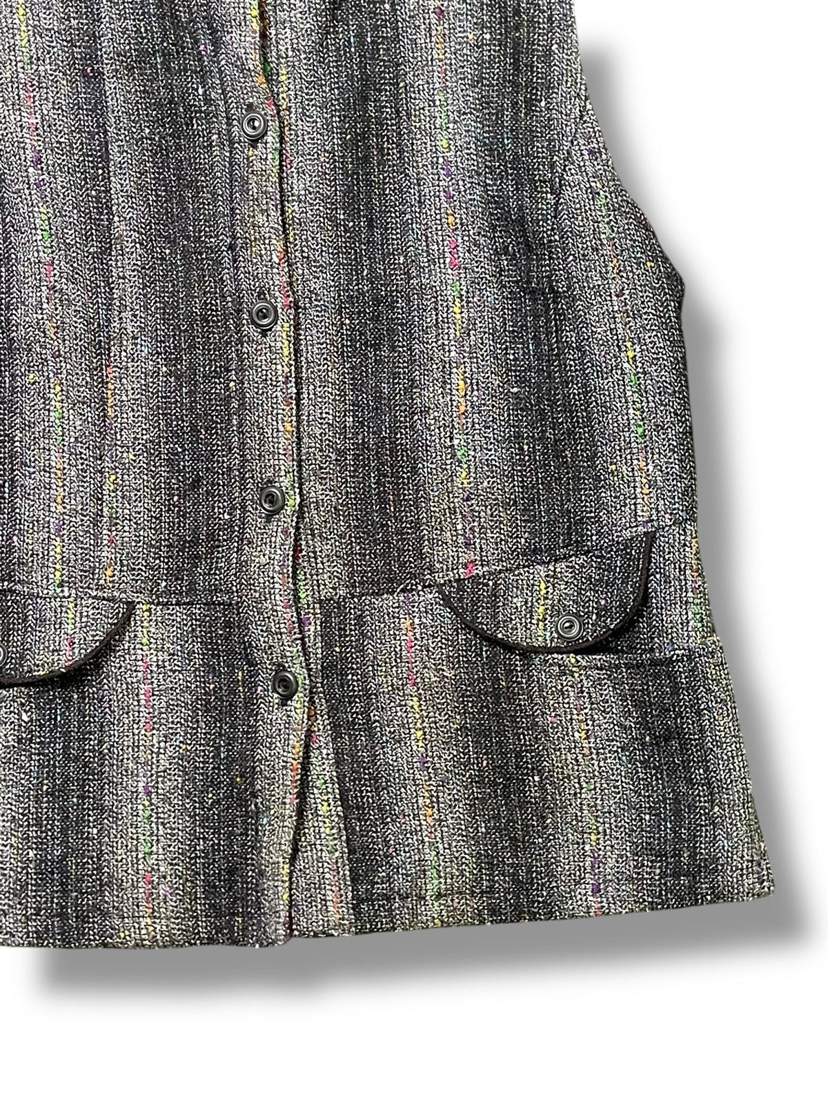 Japanese Brand × Vintage Gracious Tweed Collared Vests (43) Size US L / EU 52-54 / 3 - 3 Thumbnail