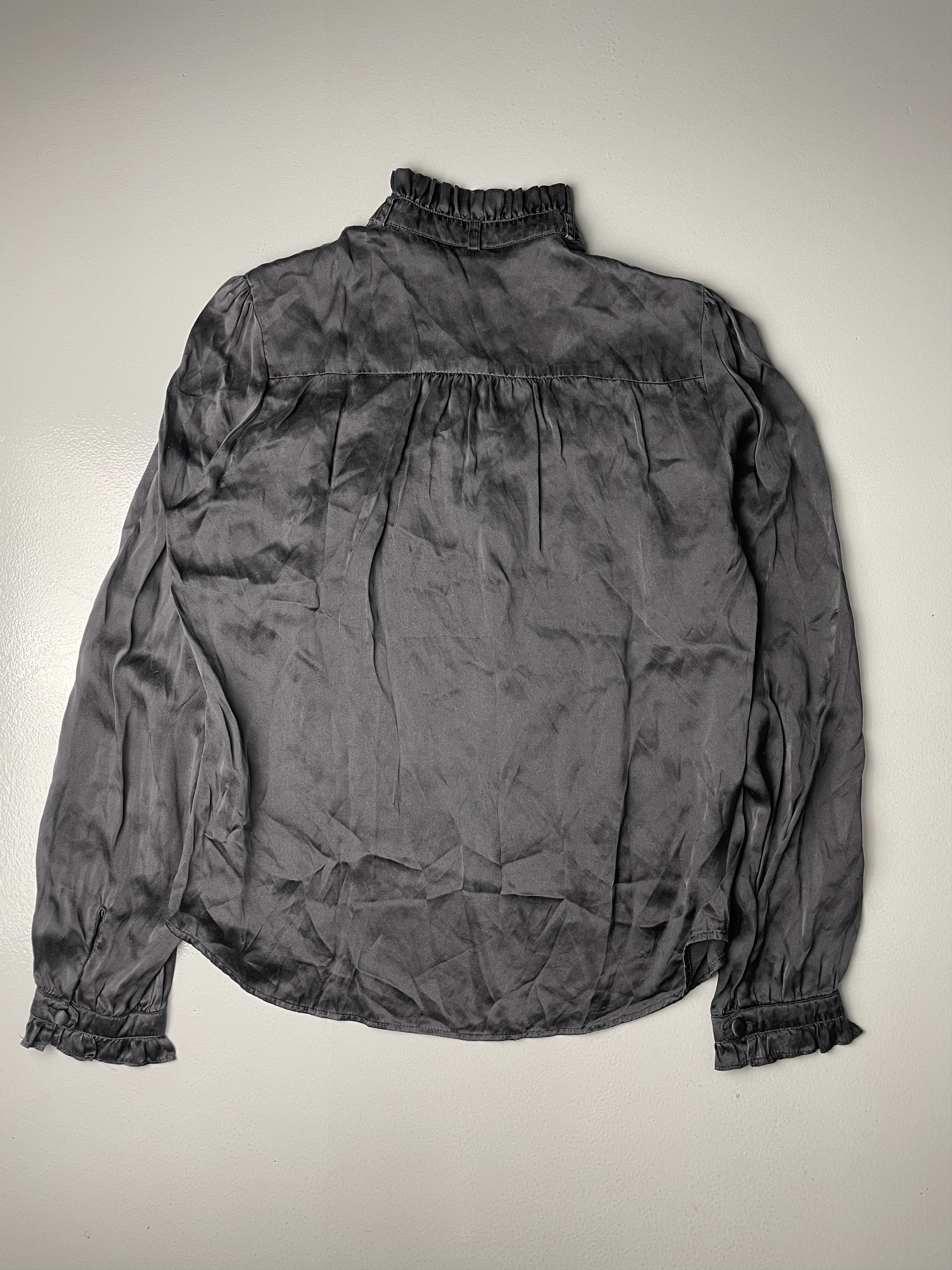 Veronique Branquinho Veronique Branquinho X 3Suisses AW09 silk edwardian blouse Size M / US 6-8 / IT 42-44 - 2 Thumbnail