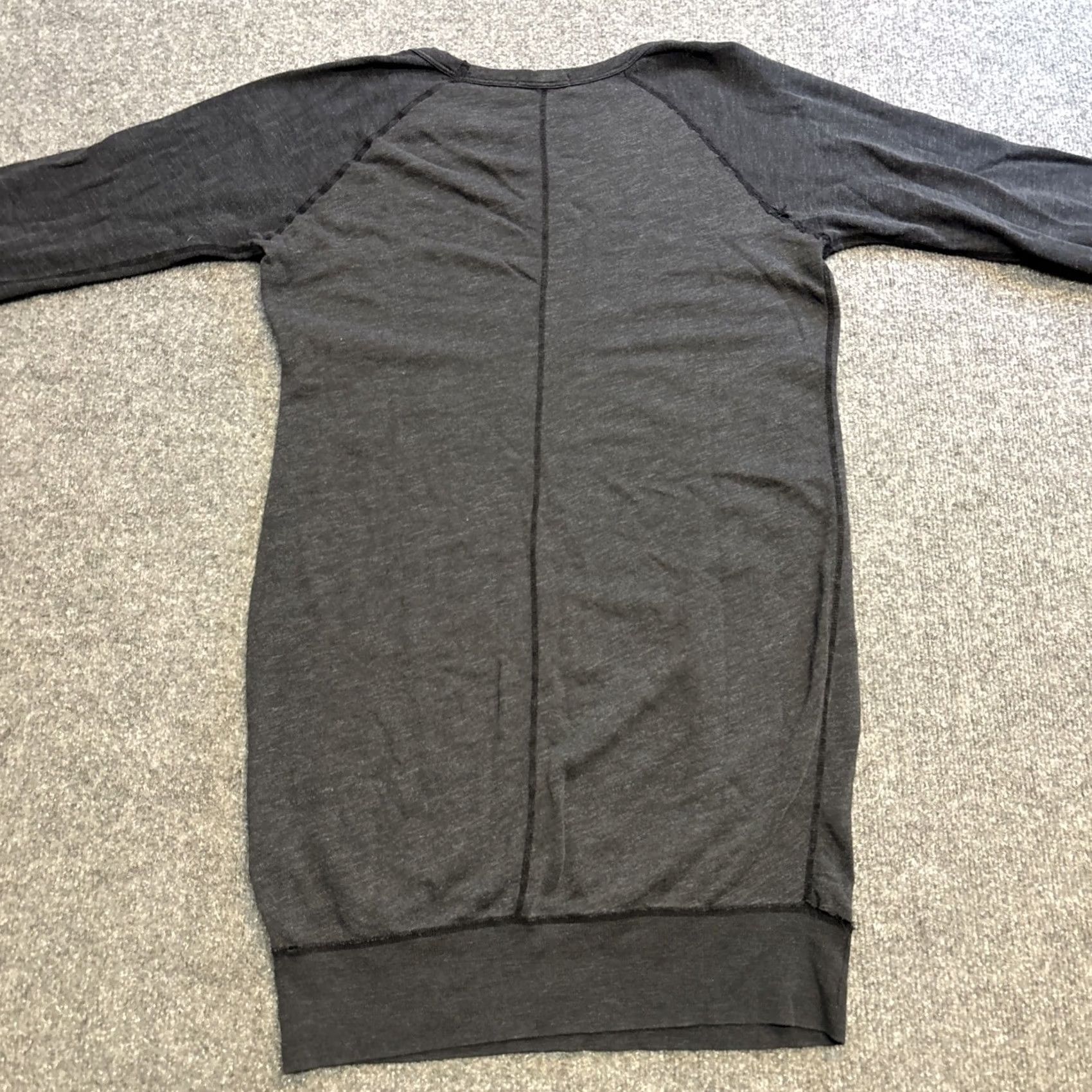 James Perse VINTAGE James Perse Sweatshirt Dress Women 2 Gray Short Dress VSNT Size XS / US 0-2 / IT 36-38 - 6 Thumbnail