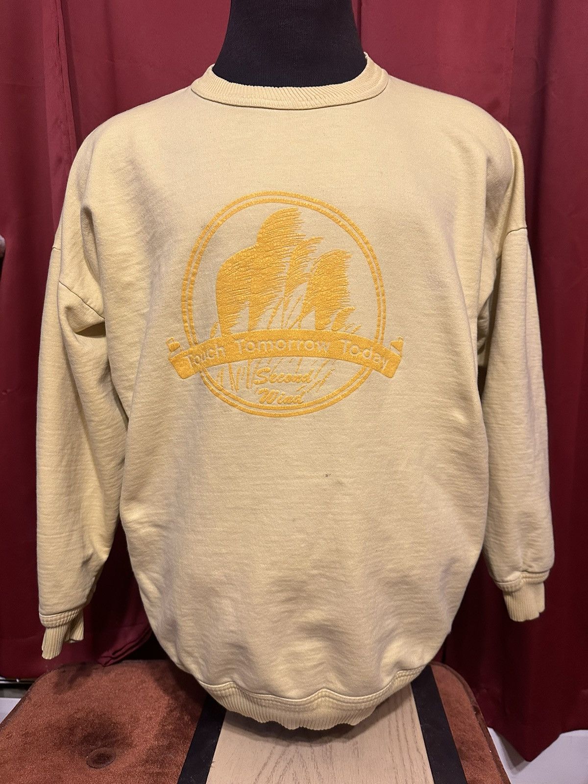 Vintage Vintage Touch Tomorrow Today Crewneck 90’s Tonal Cozy Grail Size US XL / EU 56 / 4 - 1 Thumbnail