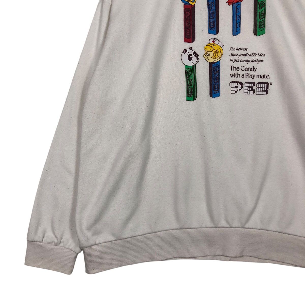 Japanese Brand PEZ Vintage Character Dispenser Crewneck – Rare Promo Piece Size US L / EU 52-54 / 3 - 5 Thumbnail