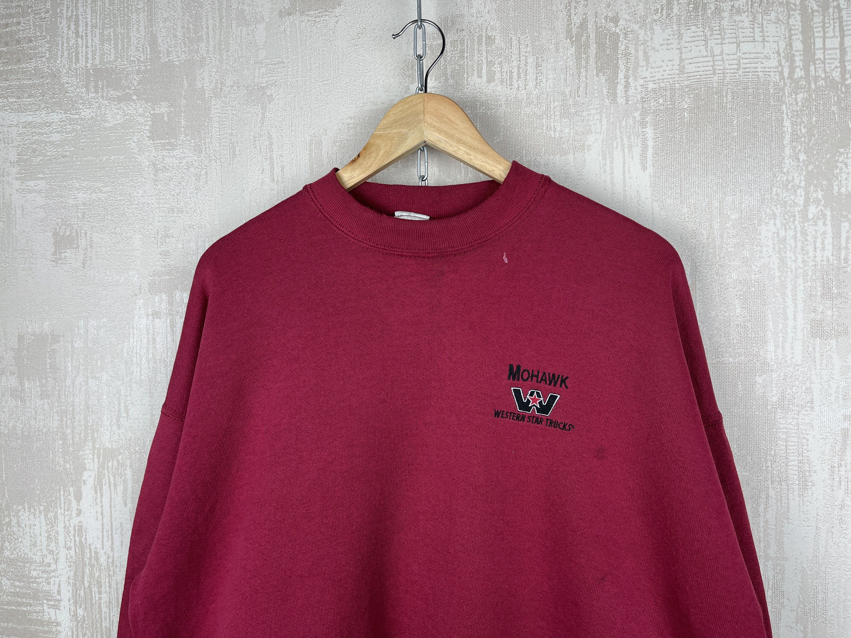 Fruit Of The Loom 90's MOHAWK Western Star Trucks Logo Vintage Sweatshirt USA Size US XL / EU 56 / 4 - 1 Thumbnail