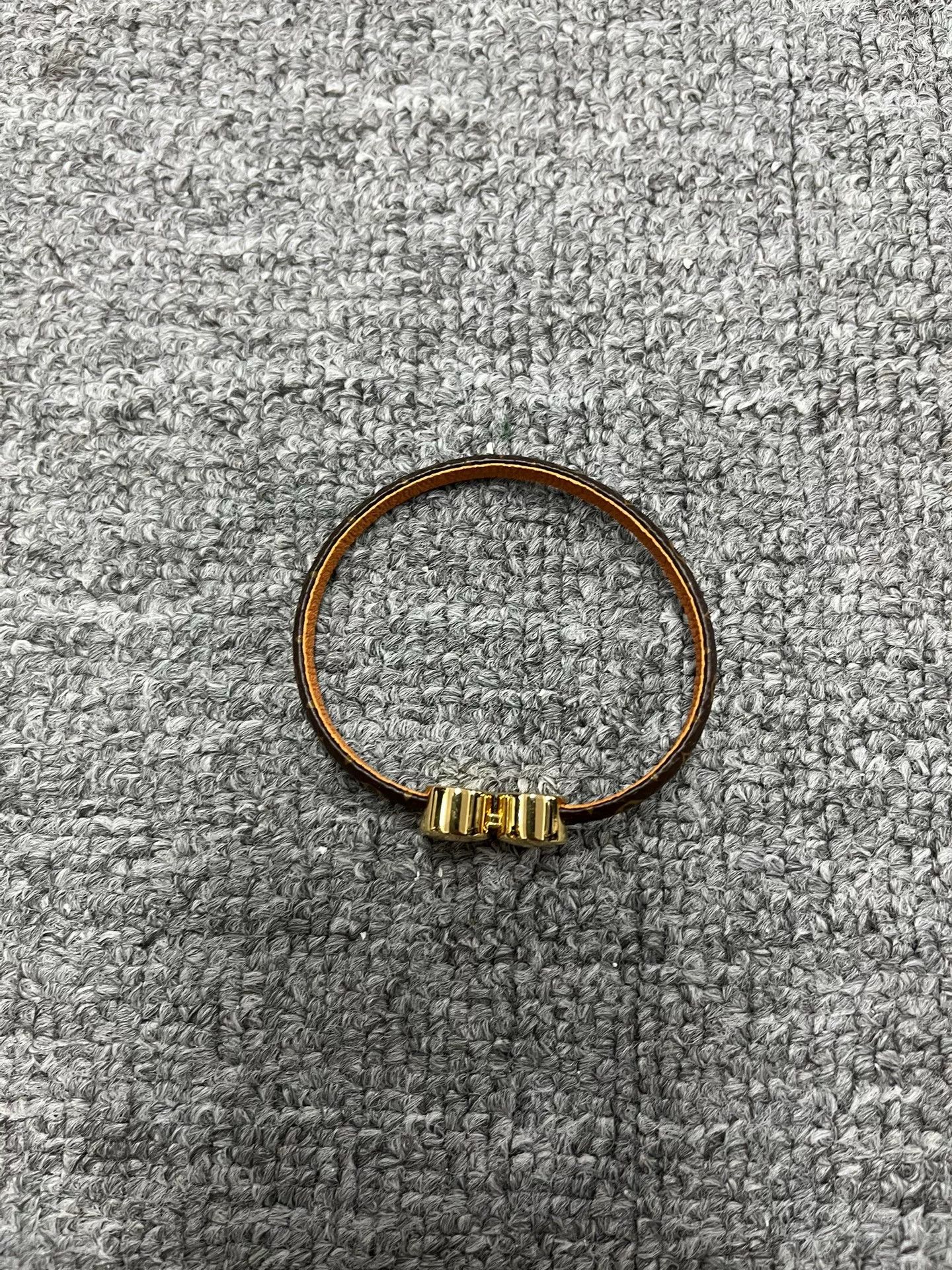 Louis Vuitton Brown Monogram Calfskin Bracelet