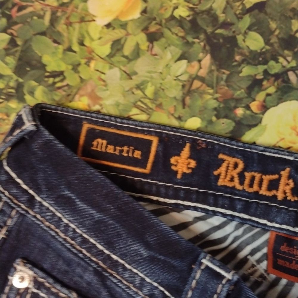 Rock Revival ROCK REVIVAL - martia ankle skinny jeans size 25 Size 25" / US 0 / IT 36 - 3 Thumbnail