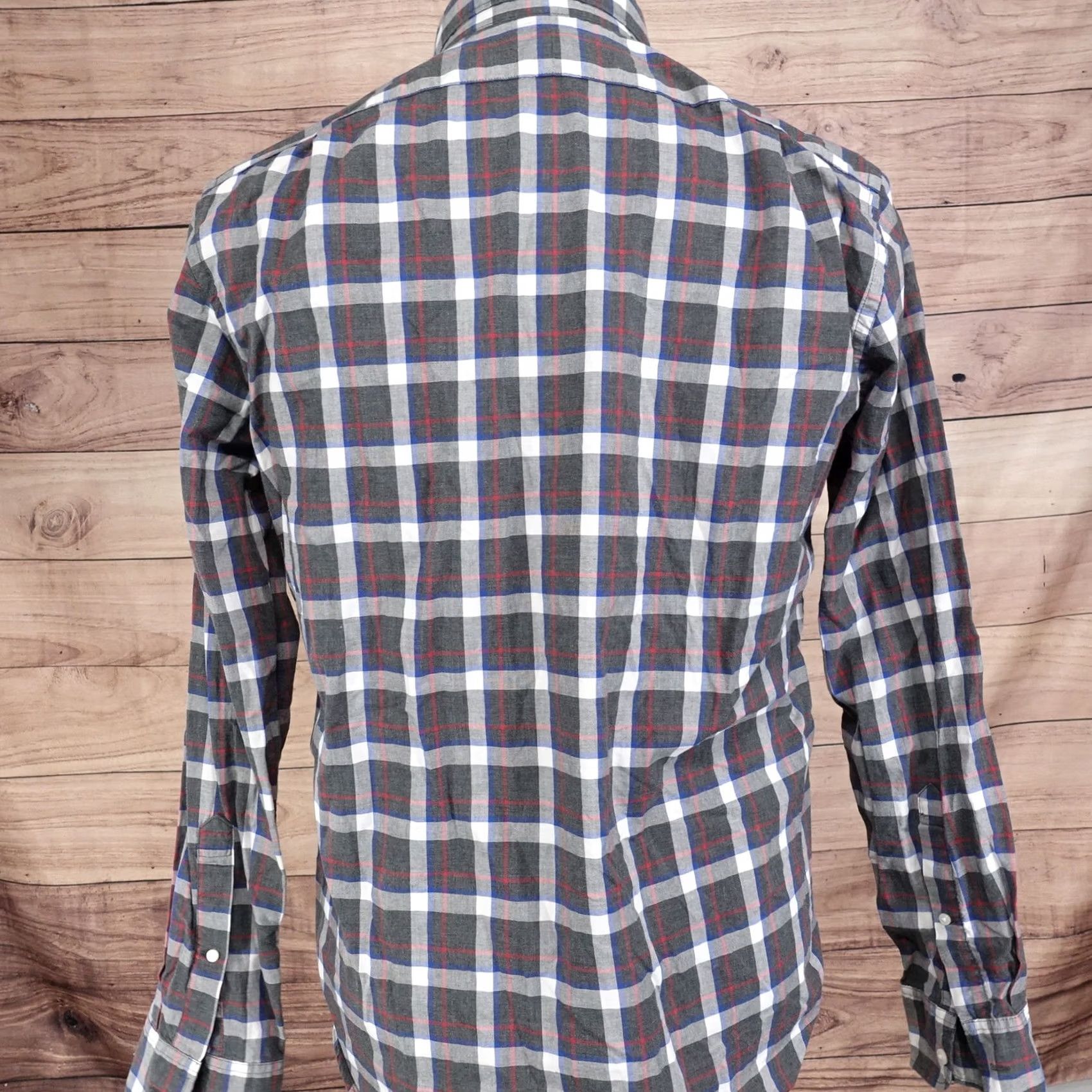 J.Crew J.CREW Slim Fit Long Sleeve Plaid Button Down Shirt Mens M Medium Multicolor Pattern Tailored Shirt Size US M / EU 48-50 / 2 - 4 Thumbnail