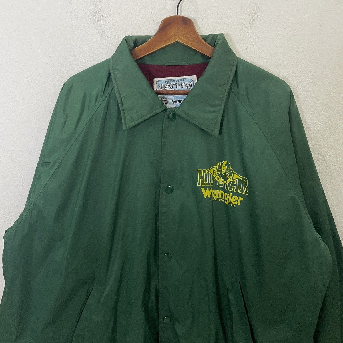 Vintage × Wrangler Vintage 90s Wrangler Big Logo Jacket Size US XL / EU 56 / 4 - 10 Thumbnail