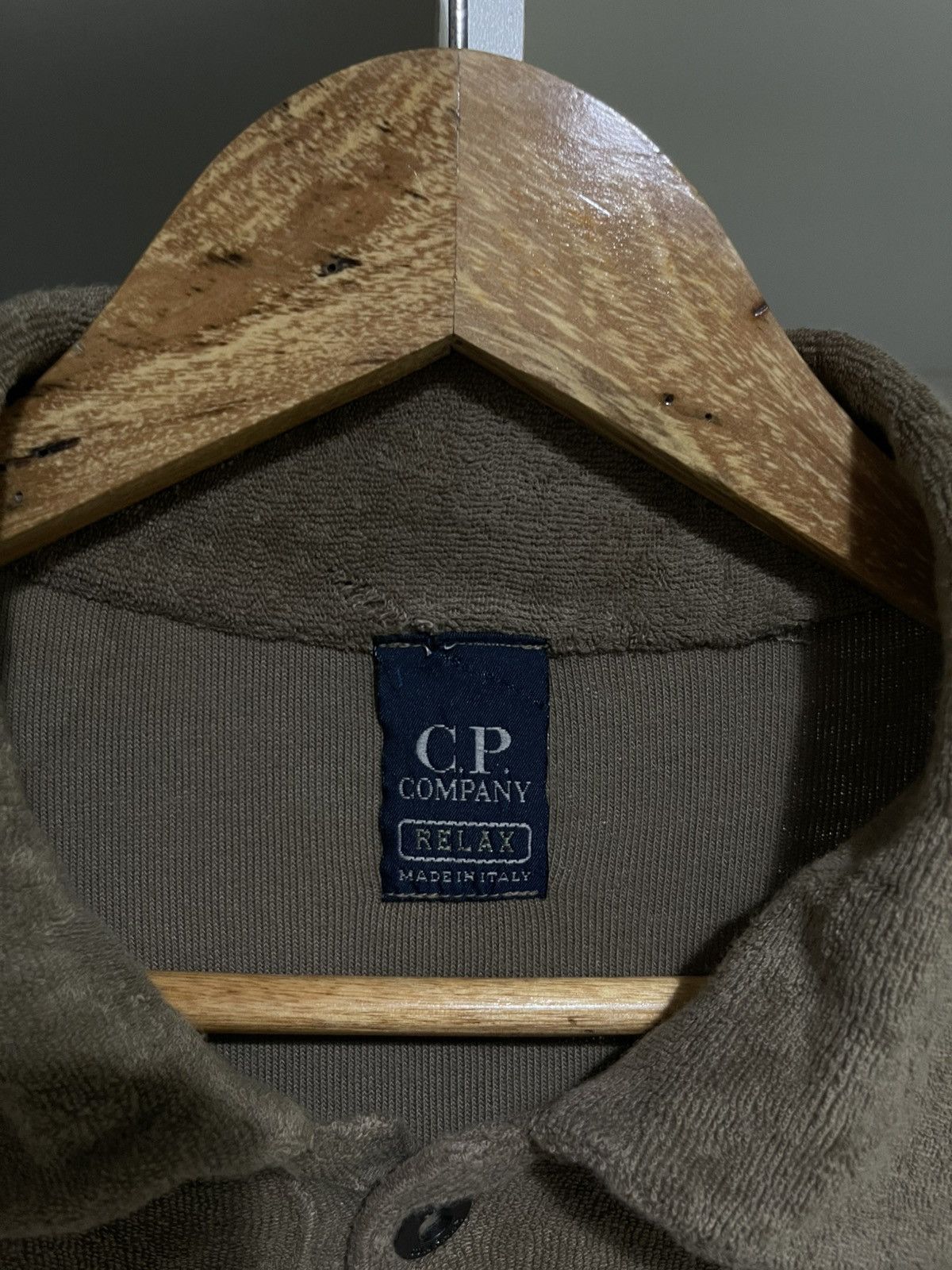 C.P. Company Vintage C.P. Company Terry Cloth Polo Collar Size US M / EU 48-50 / 2 - 2 Thumbnail