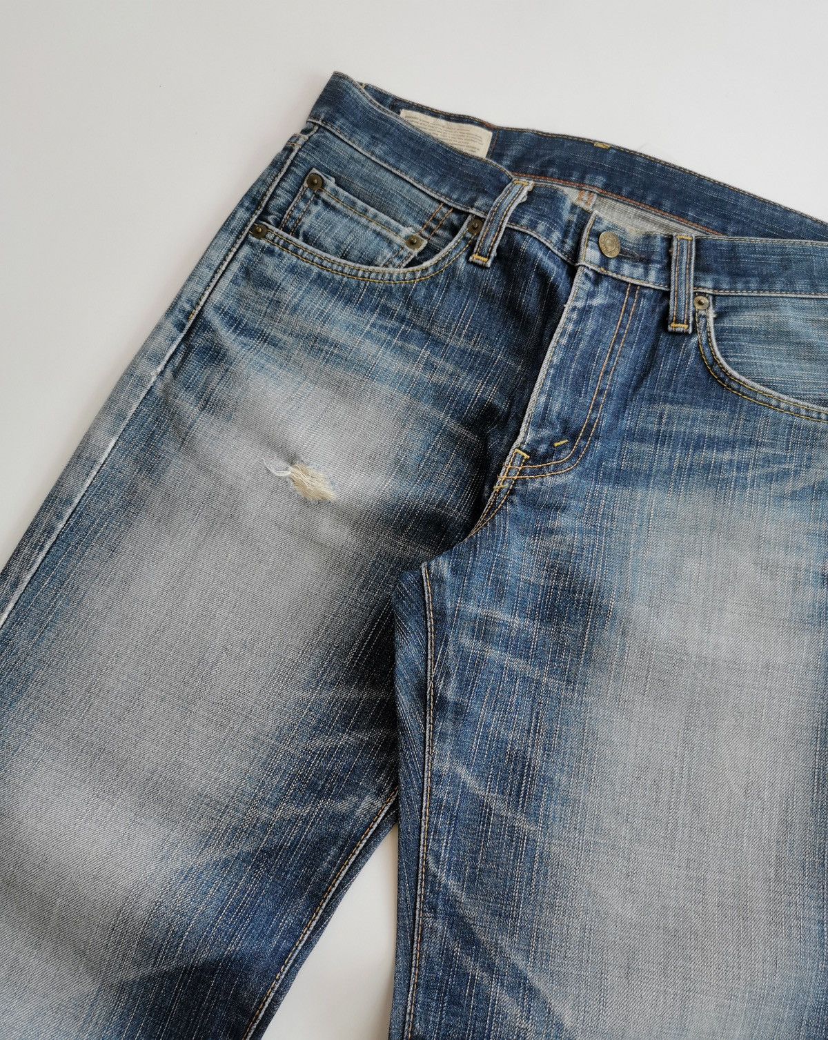 Edwin Edwin 503 Faded Denim Jeans Size US 30 / EU 46 - 4 Thumbnail