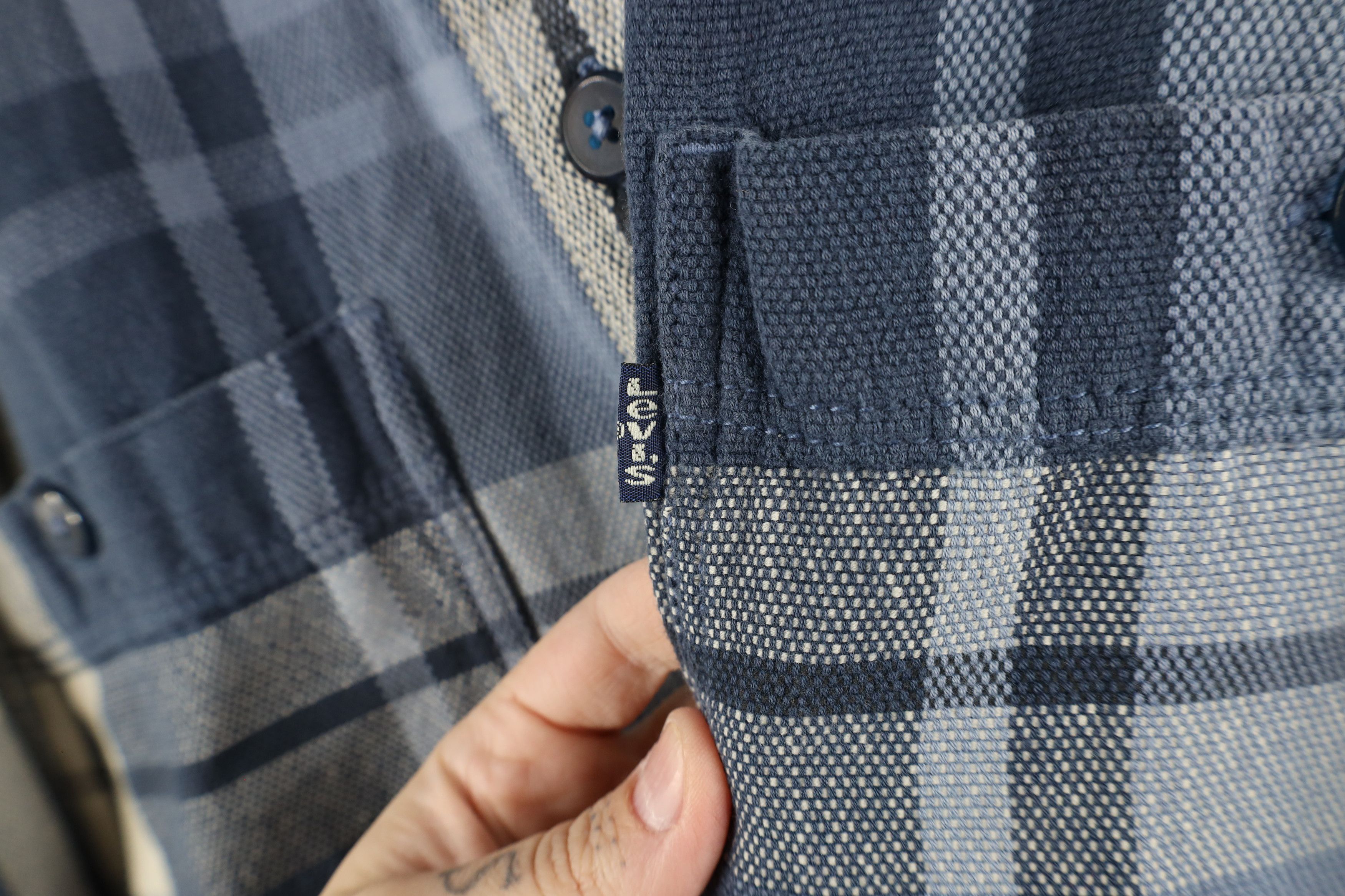 Levi's × Vintage Vintage 90s Levis Baggy Fit Heavyweight Flannel Button Shirt Size US L / EU 52-54 / 3 - 4 Thumbnail