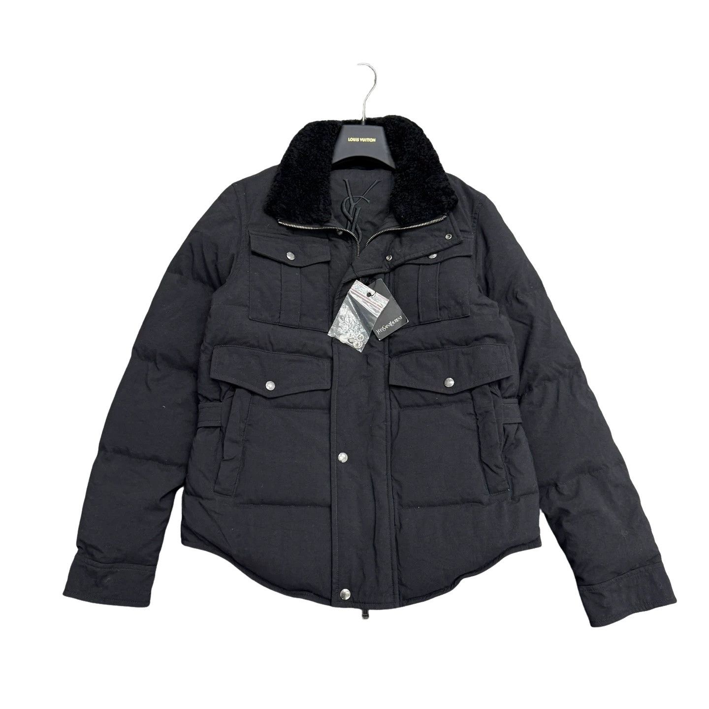 Saint Laurent Paris Saint Laurent Fur Collar Padded Jacket Size 46 Size US S / EU 44-46 / 1 - 1 Thumbnail