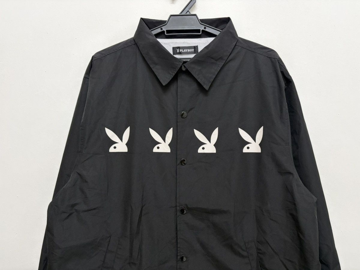 Playboy PLAYBOY 🐰 BIG LOGO EROTIC SEXY GRAPHICAL COACH JACKET Size US L / EU 52-54 / 3 - 3 Thumbnail