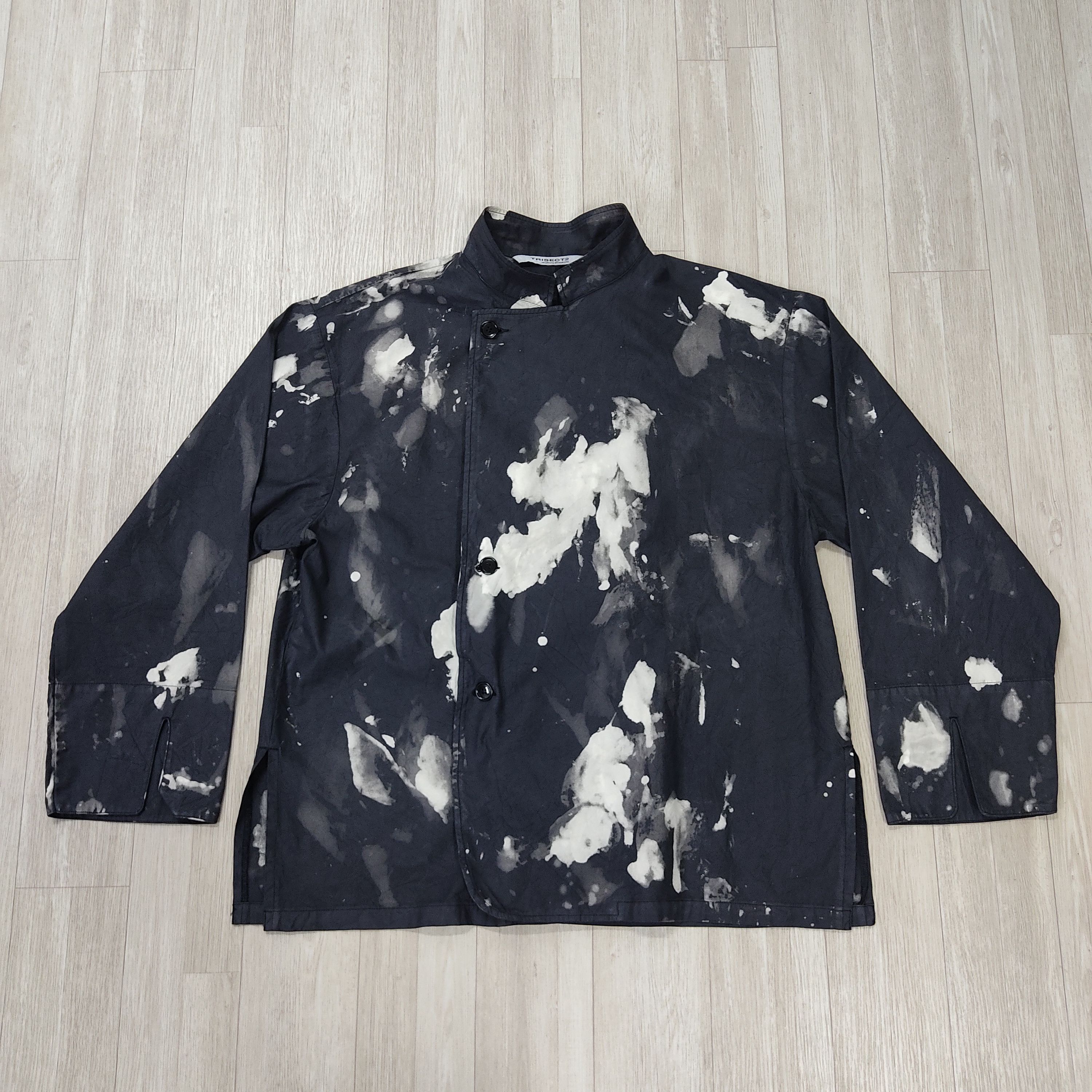 Japanese Brand JOURNAL STANDARD TRISECT 2 Tie-dyed Paint Junk Cook Jacket Size US L / EU 52-54 / 3 - 4 Thumbnail